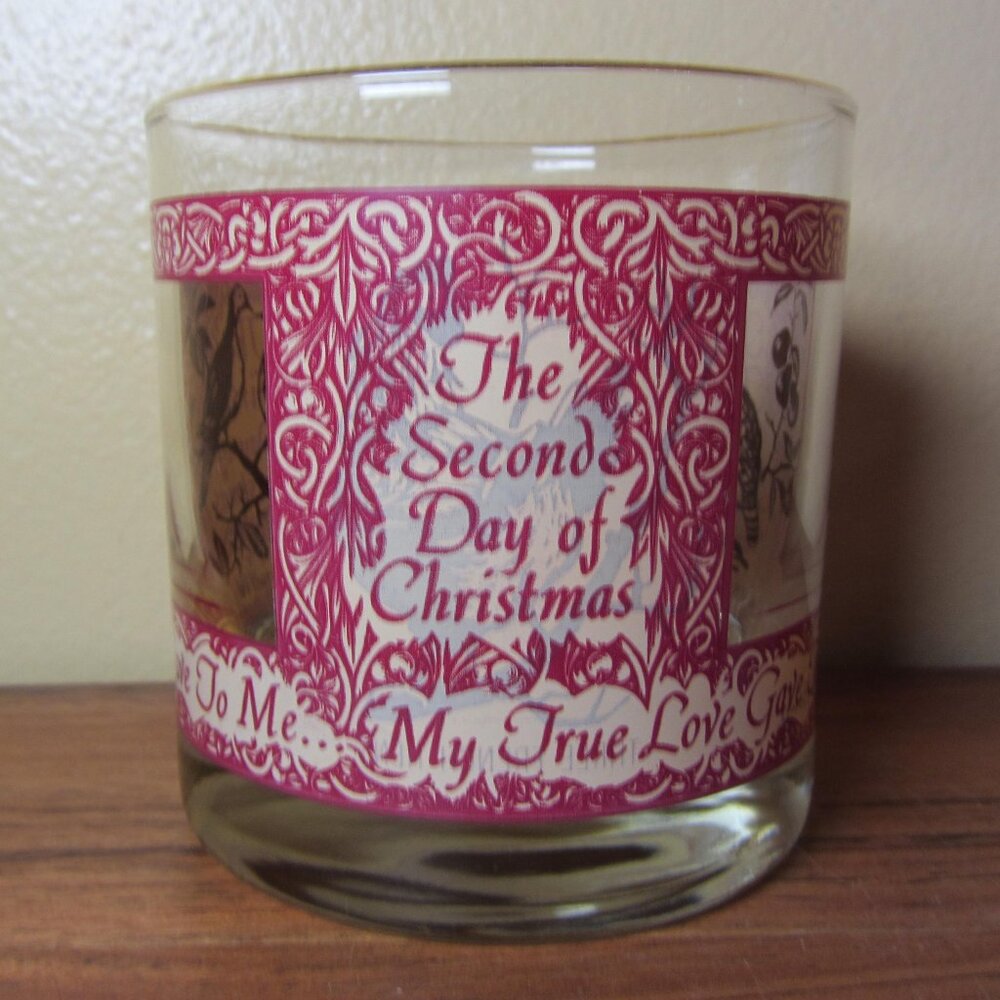 12 oz vintage Houze days 1/2/3 Peek-a-Boo 12 days of Christmas DOF (W4447)